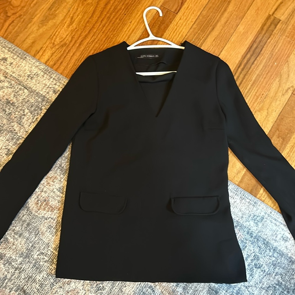 Zara long sleeve blouse